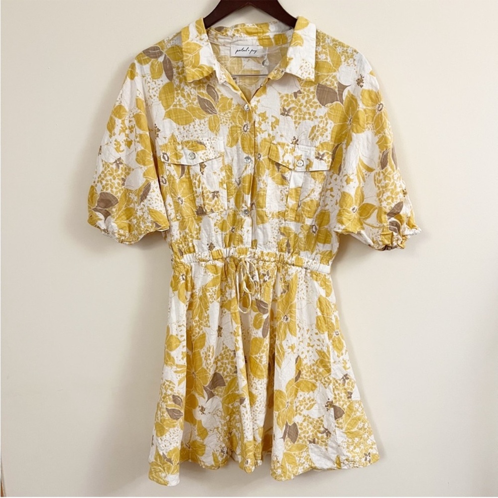 Petal and Pup Floral Button-Up Dress